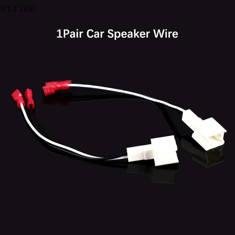 1 Par Carro Tweeter Traço Alto-Falante Dianteiro Chicote De Fios Adaptador Cabo Conector Fiação Para Série BR