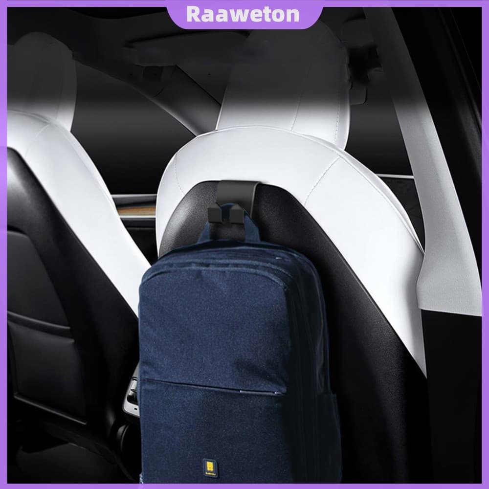 Gancho Traseiro Para Assento De Carro , Suporte Bolsa , Ganchos Acessórios TESLA Modelo 3 Yxs [Raaaweton.br]