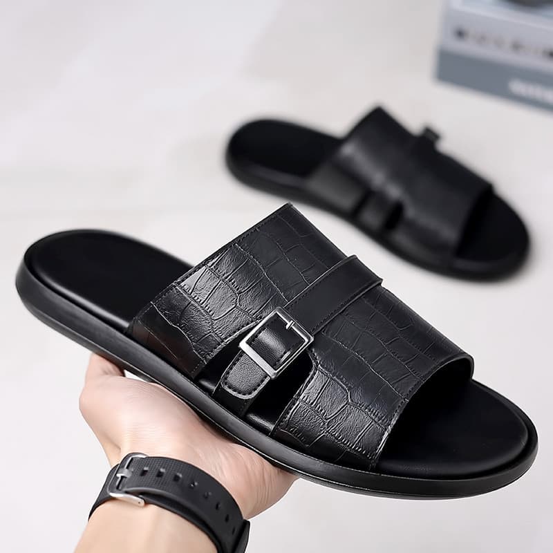 Chinelos masculinos 2026 novo estilo desodorante antiderrapante resistente ao desgaste exterior adolescente rua