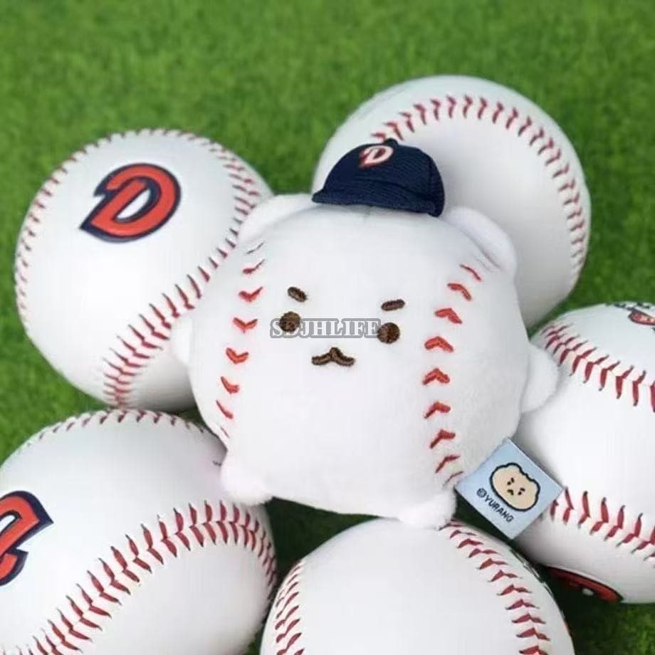 Pingente De Brinquedo De Pelúcia De Urso De Batata Fofo-Presente Criativo De Junta De Beisebol Coreano Para Amigos