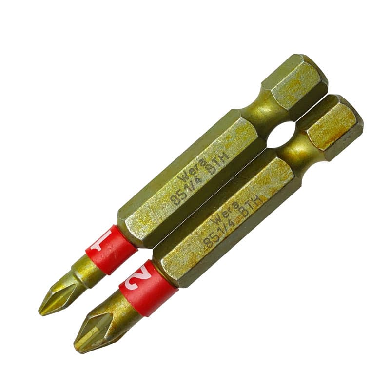 Alemanha WERA WERA 1/4 * 50mm Broca de chave de fenda Phillips Anti-Torque endurecida 851/4 BTH PH1 PH2