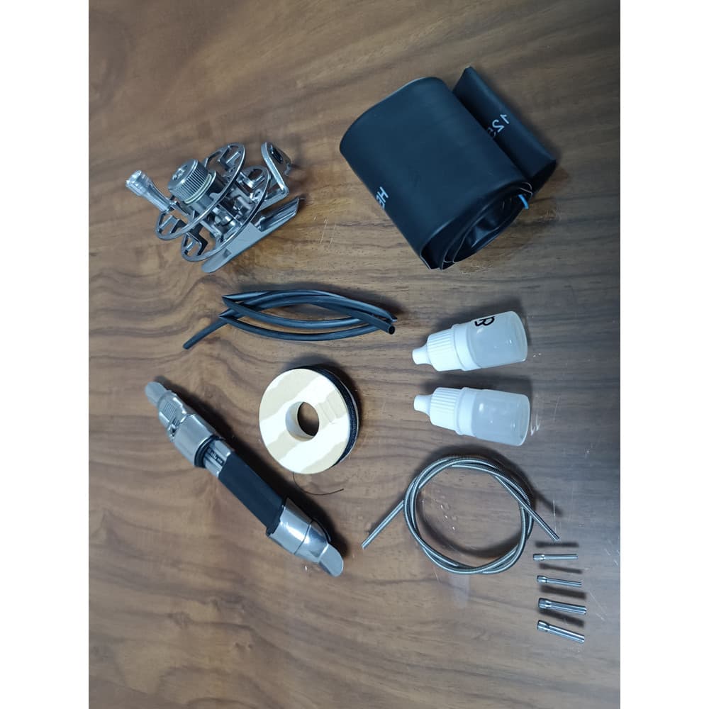 Rota interna trovão pólo masculino acessórios de modificação plana Horizontal frente carretel acessórios Metal plástico