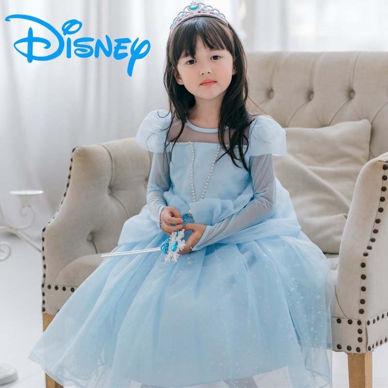 Crianças Cinderela Princesa Vestido Disney Halloween Cinderela cos traje Cinderela Performance de Palco