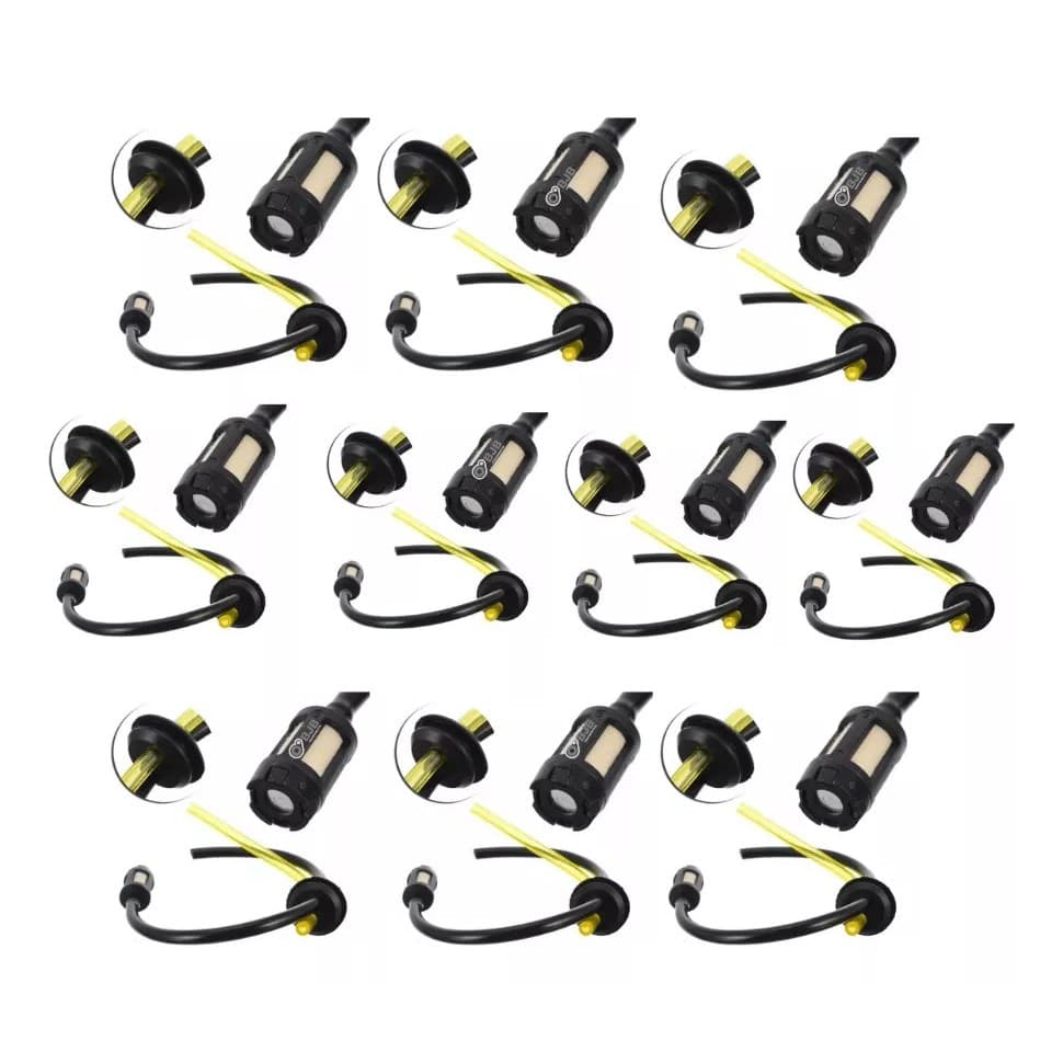 10X Filtro e Mangueira Para Roçadeira Gasolina 33/42/43/52/63cc