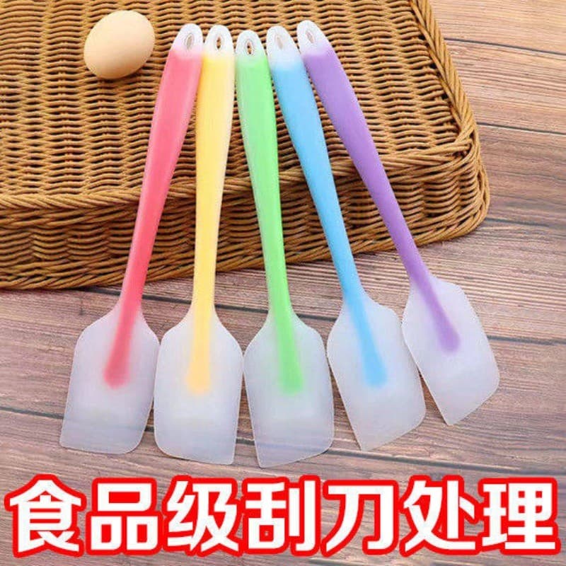 Espátula de Silicone integrada espátula espátula ferramentas de cozimento de qualidade alimentar cortador de bolo espátu