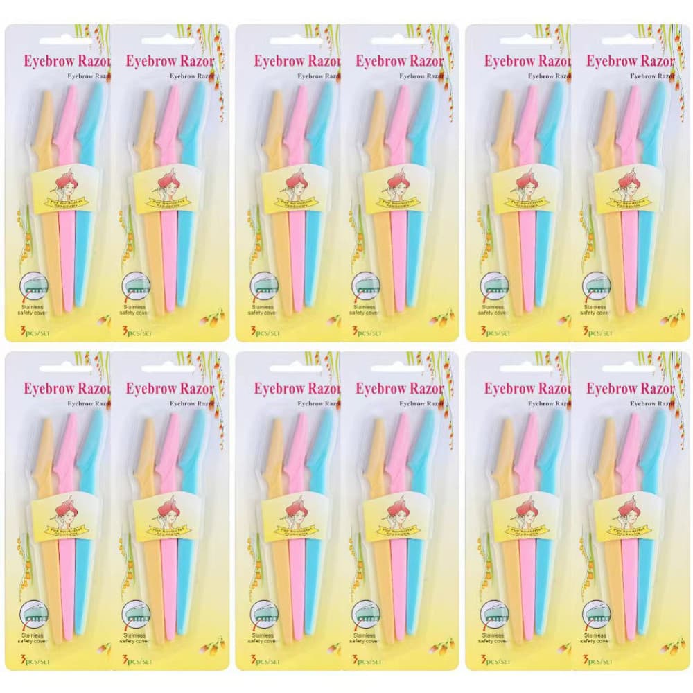 Kit 36 Pcs Navalhas Para Sobrancelhas e Rosto Q Bela Manuela Lash Design