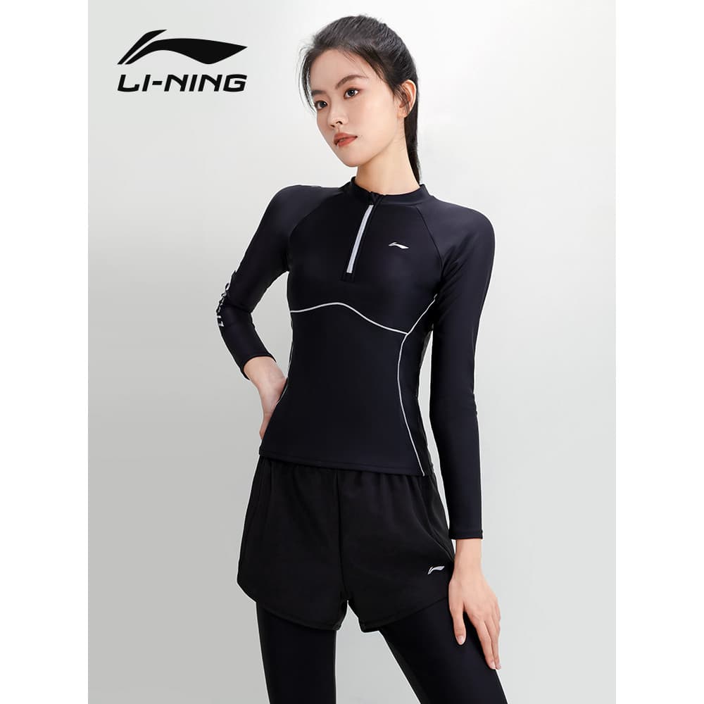 Li Ning terno de mergulho dividido maiô feminino 2026 novo estilo senhoras medusa terno protetor solar mergulho de duas