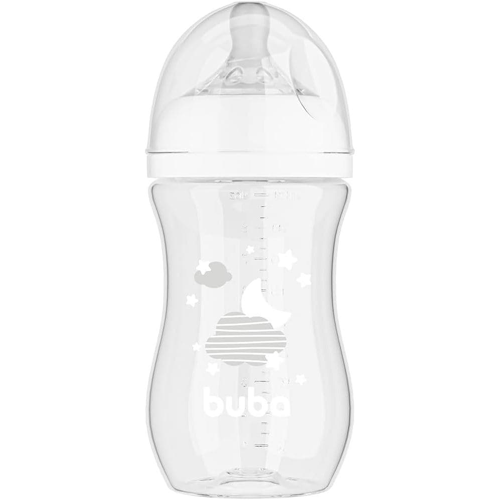 Mamadeira Easy Flow Nuvem Branca 270mL - Buba