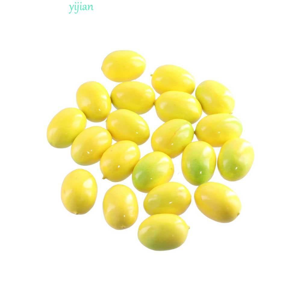 YIJIAN Modelo De Frutas Artificiais Decoração Espuma Legumes Artesanato Fotografia Adereços Festa Ornamento Acessórios S