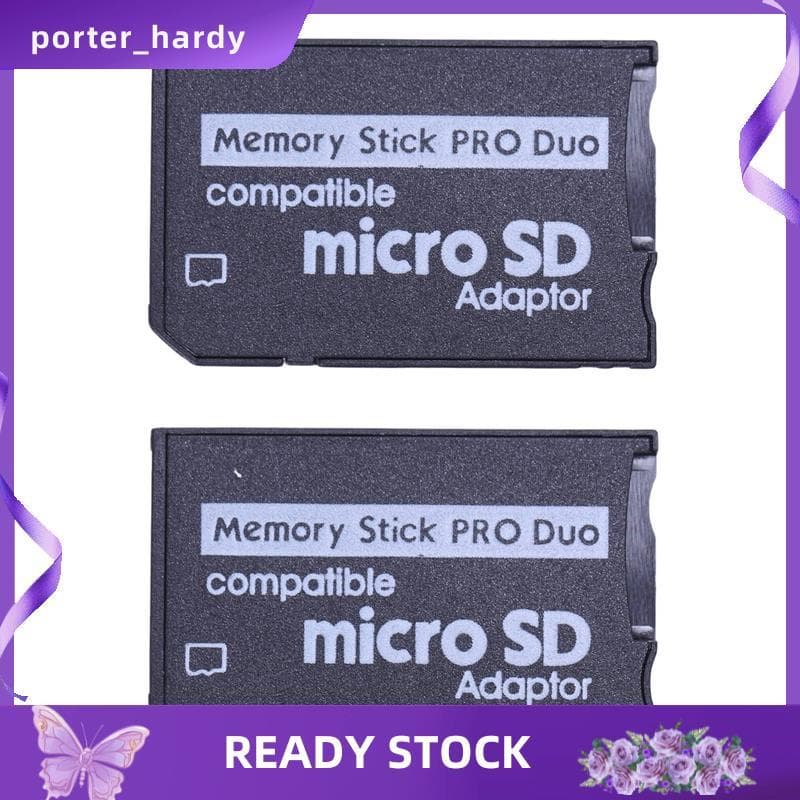 2X Mini MicroSD TF Para Adaptador MS Leitor E Série De Cartão SD SDHC