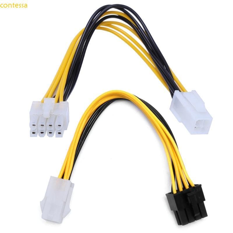contessa 4 Pinos Para 8 ATX Fêmea PC Placa-Mãe CPU Conector Adaptador Fonte Alimentação