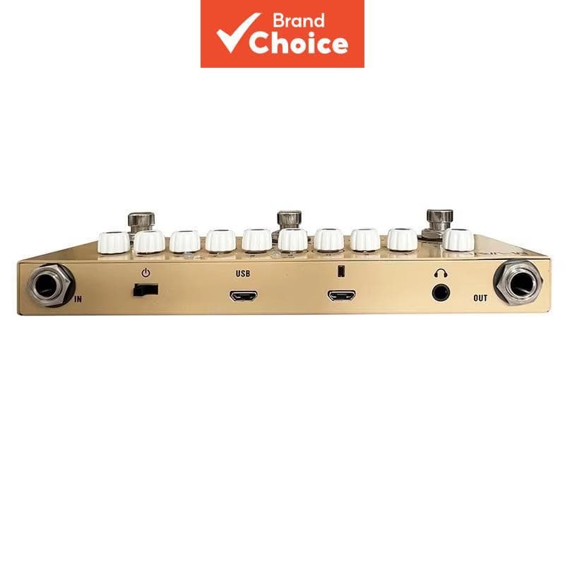 M-VAVE Cube Baby AC Pedal Efeitos para Violão Acústico, Função de Carregamento IR 9 Modelos de Amplificador Delay Chorus