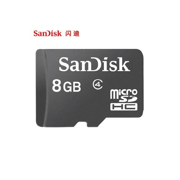 Cartão Sandis tf 8g Cartão de memória Cartão de memória para celular micro sd Cartão pequeno class4 SDQM-8G