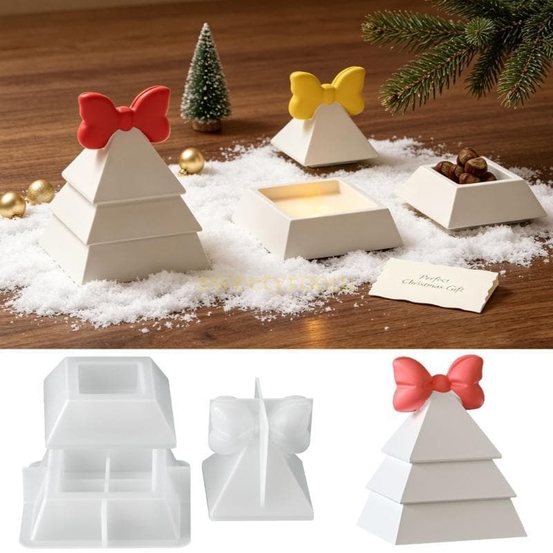 Forma De Fundição De Árvore De Férias SR Para Projetos De Artesanato De Inverno Ferramenta Sazonal Com Detalhe De Destaq
