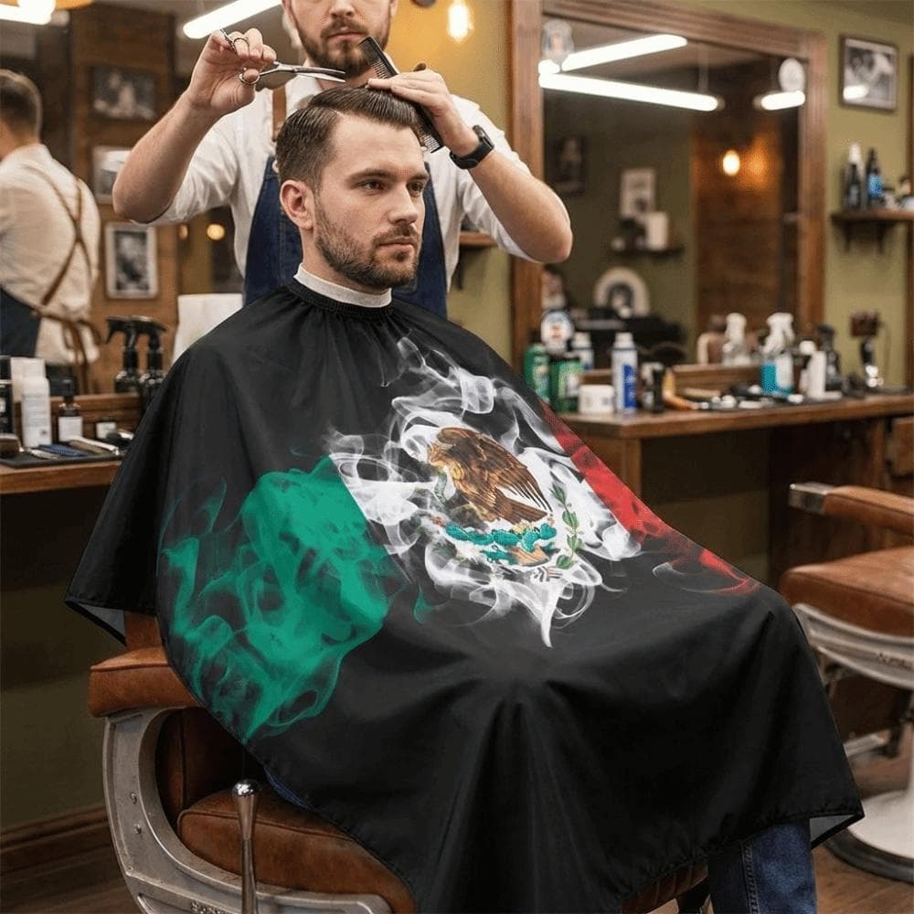 Capa De Corte De Cabelo Para Salão De Beleza , Avental À Prova D'água Barbeiro , Vestido Longo De Pano Cabeleireiro