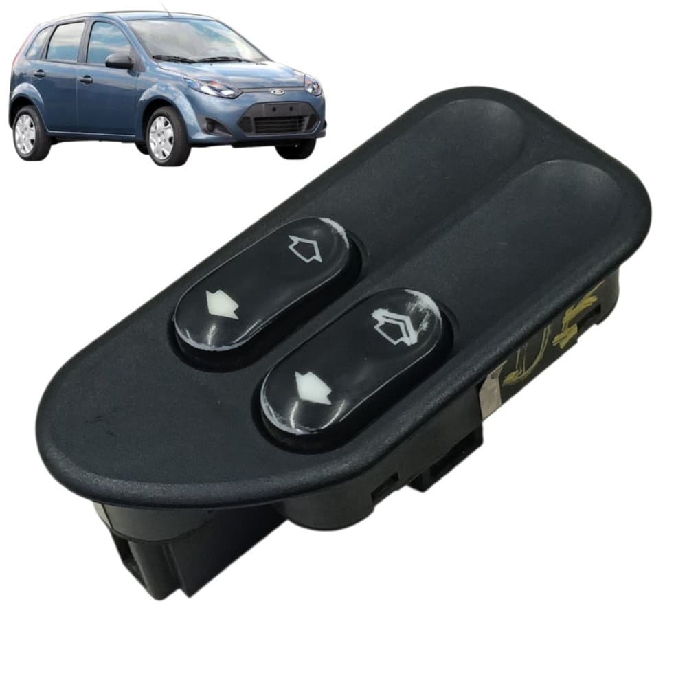Botão duplo vidro dianteiro ford fiesta 2012 2013 2014