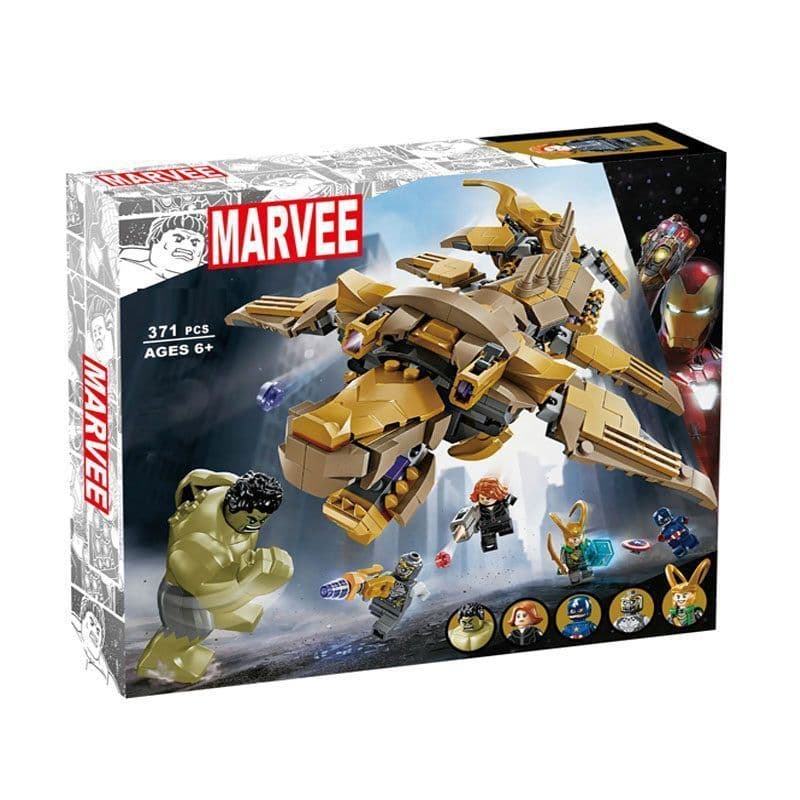 371pcs Leviathan Beast Compatível com Hulk Lego Superheroes Montados Bloco de Construção Brinquedos xx