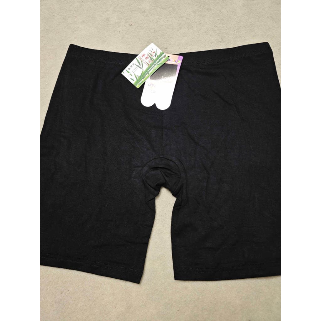 Delijia Calça de segurança feminina de cinco pontos Modal de alta elasticidade confortável Anti-reflexo Boxer preto cor