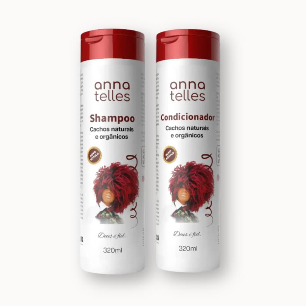 Kit Anna Telles - Shampoo 320ml + Condicionador 320ml