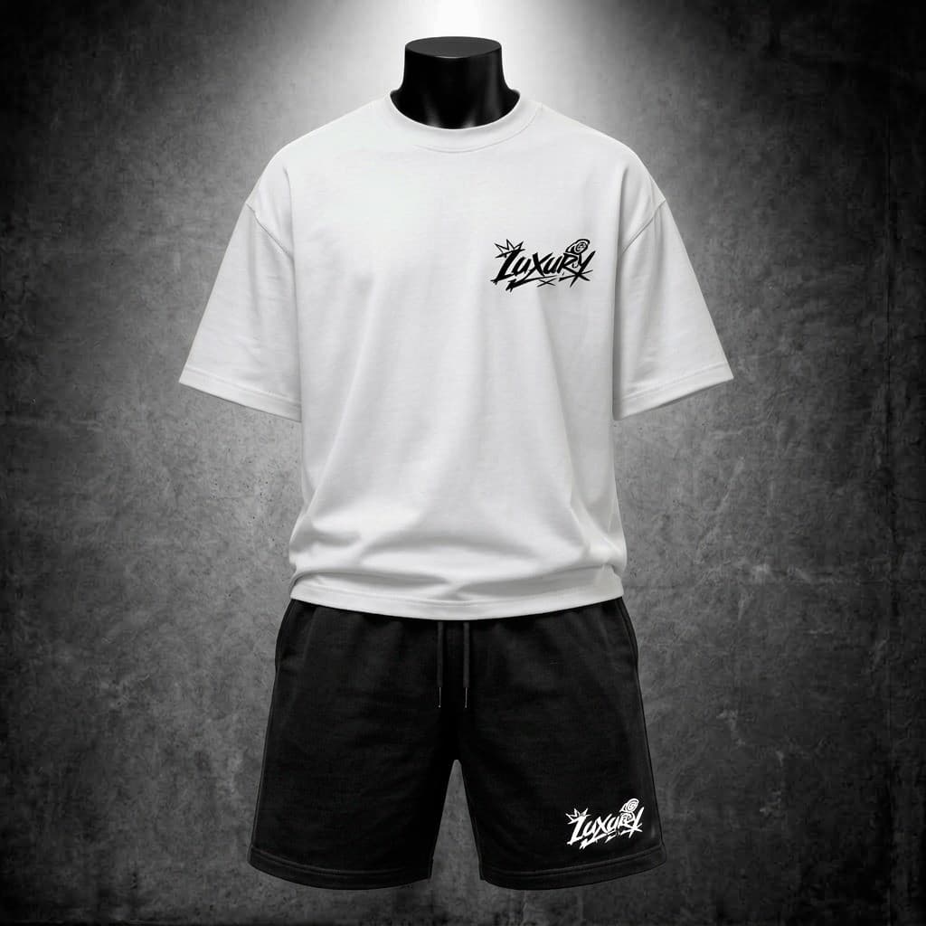 Conjunto Masculino Infantil  Kit Conjunto Menino Moto Infantil Kit Conjunto infantil Bermuda + Camisa Kids