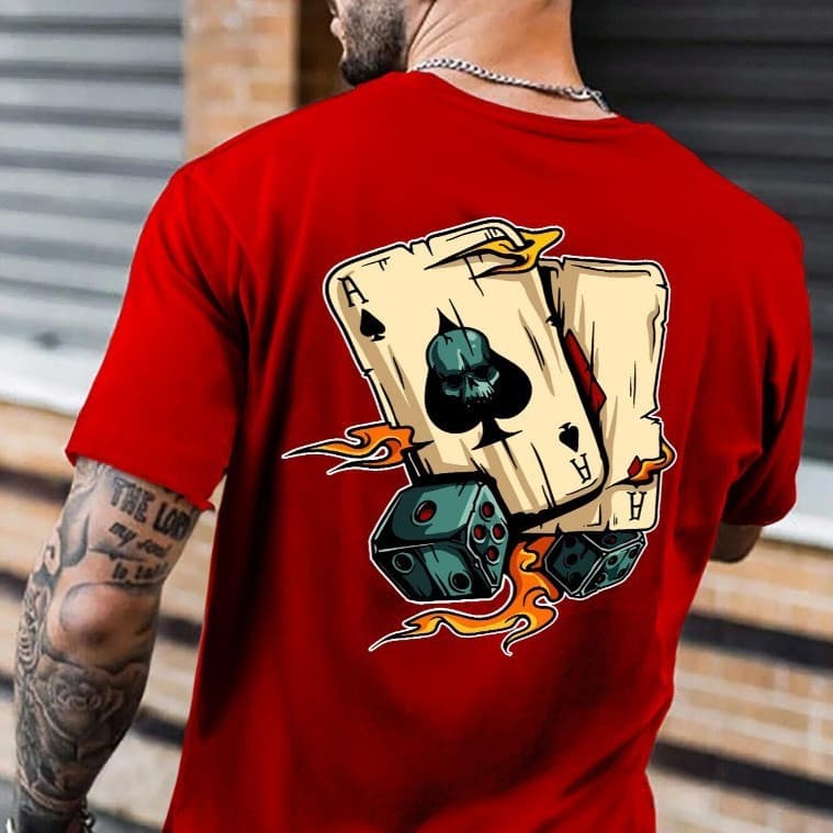 Camiseta Carta Masculina T-shirt Diverse Camisa 100% Algodão