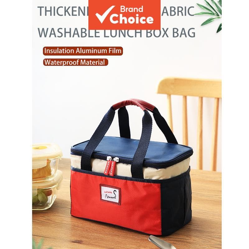 Bolsa Térmica Portátil com Alça, Bolsa Térmica para Armazenamento de Alimentos e Frutas para Escola, Escritório e