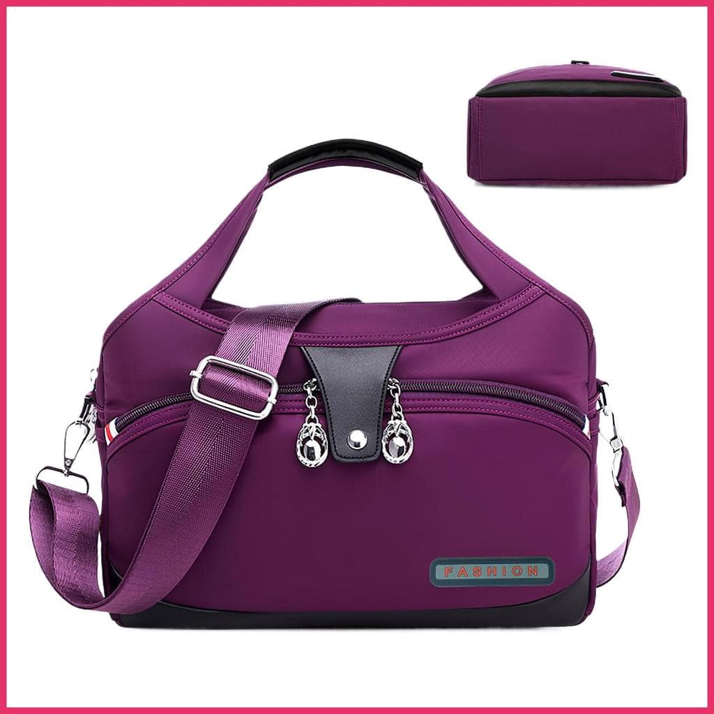 Bolsa Tote Feminina De Peito Com Compartimentos Anti-Roubo À Prova D'água Alça Ajustável Bolsas De Ombro Femininas Para