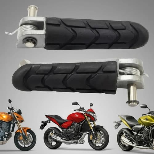 Par De Pedaleiras Dianteira Moto Cb 600 Hornet 2008 À 2015
