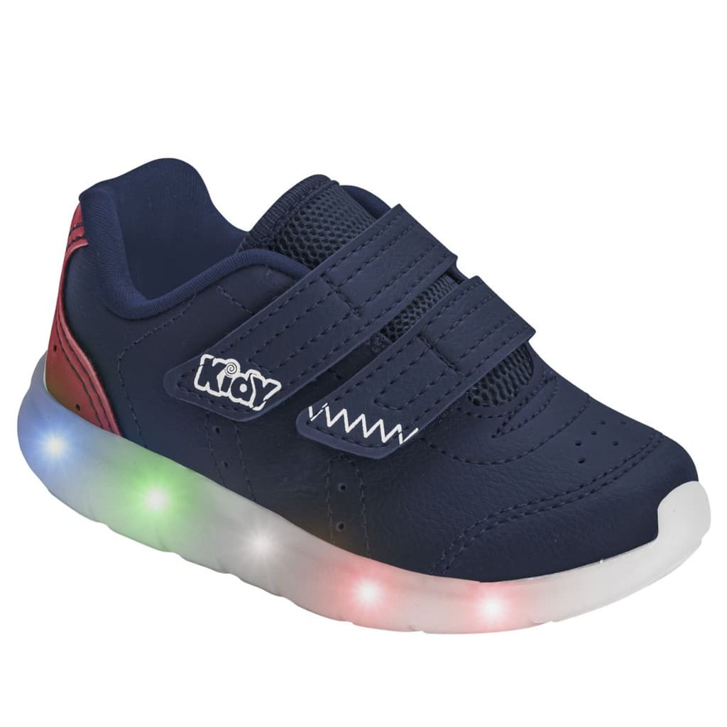Tênis Kidy Infantil Meninos Com Luz 020-0203