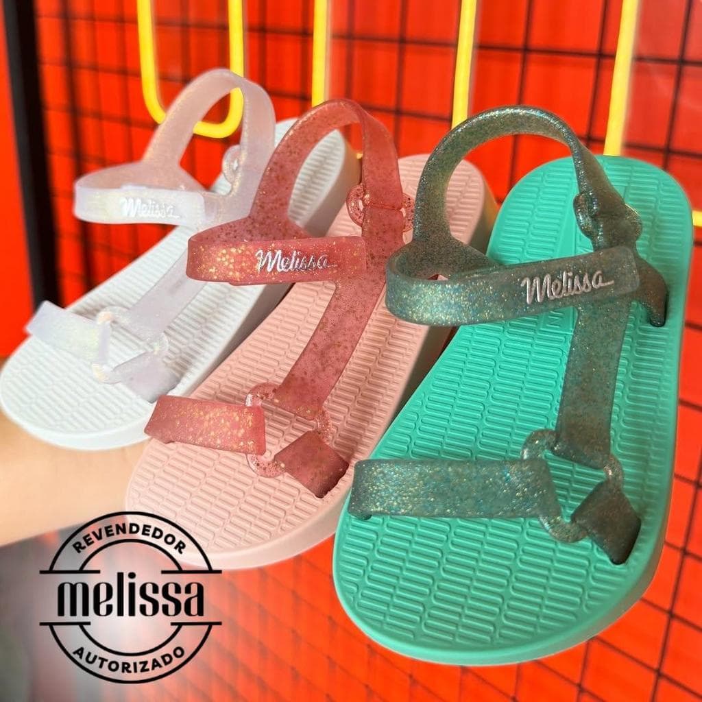 Sandália Papete Infantil Mini Melissa Sun Downtown Baby Original