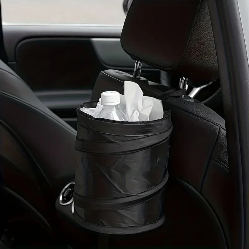 Lata De Lixo Do Carro Portátil Durável Dobrável Pendurado Balde De Armazenamento Cadeira Volta Oxford Pano Saco 1pc
