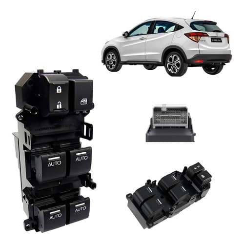 Central Comando Botao De Vidro Elétrico Hr-v 2015 A 2018