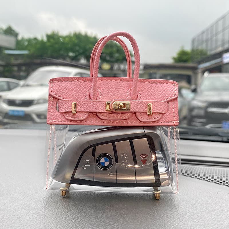 Estojo para Chave de Carro Feminino Moderno 2023, Novo e Exquisito, Mini Porta-Moedas Universal 27XW