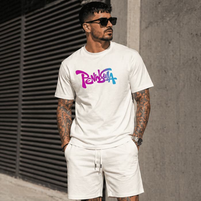 Kit Camiseta + Short Tectel Conjunto Peninsula Masculino Promoção