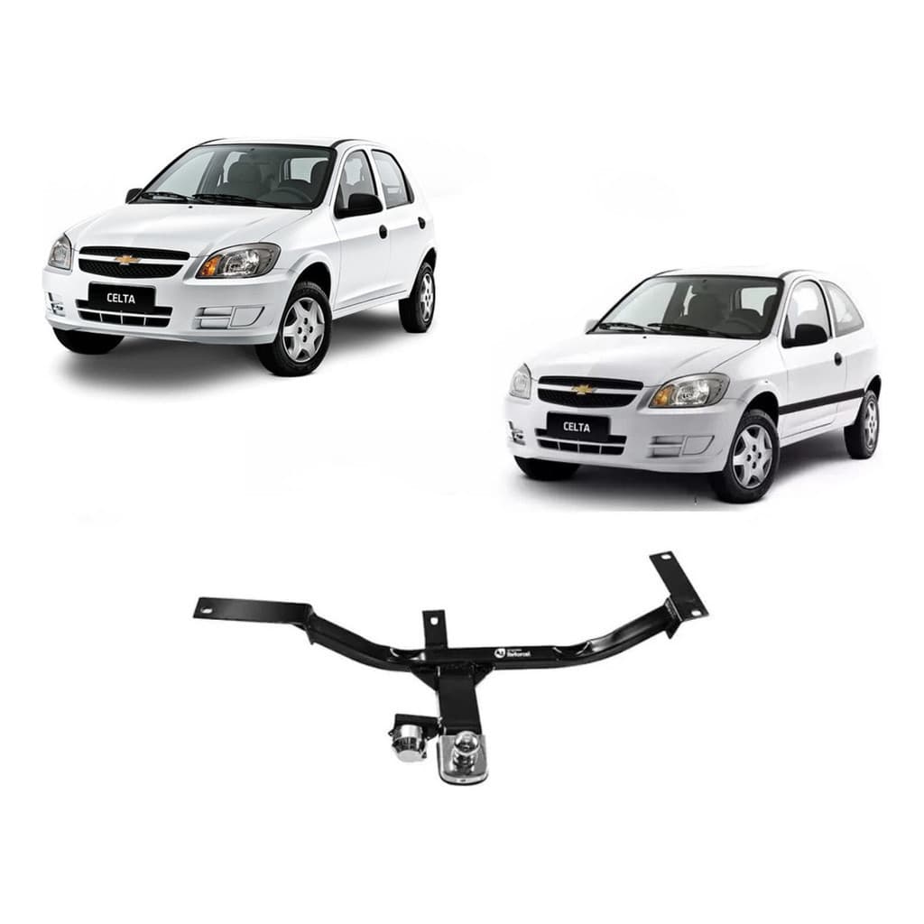 Engate Reboque Fixo Gm Celta 2006 2007 2008 2009 2010 500 Kg Rabicho