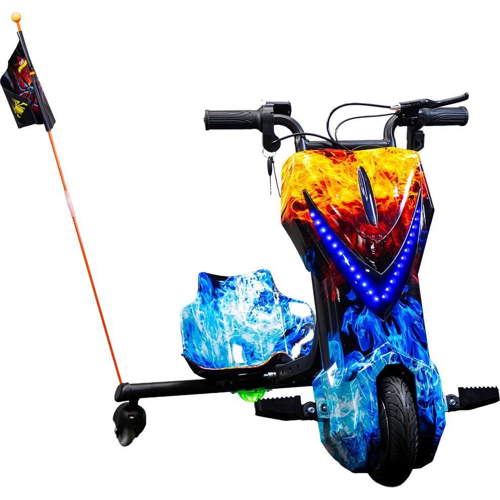 Triciclo Elétrico Drift WeHawk WX-16 350W Bateria Lítio 36V 1 Lugar LED 15km/h