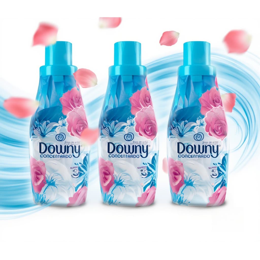 Amaciante de Roupas Downy Concentrado - Kit com 3 500ml ou 1 Frasco 1,5L Coisas de Casa Limpeza