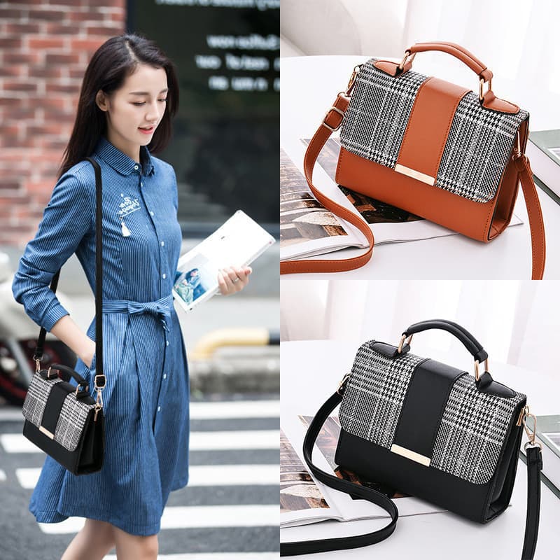 Nova Moda Feminina Bolsa Versão Coreana Crossbody De Ombro Elegante E Portátil