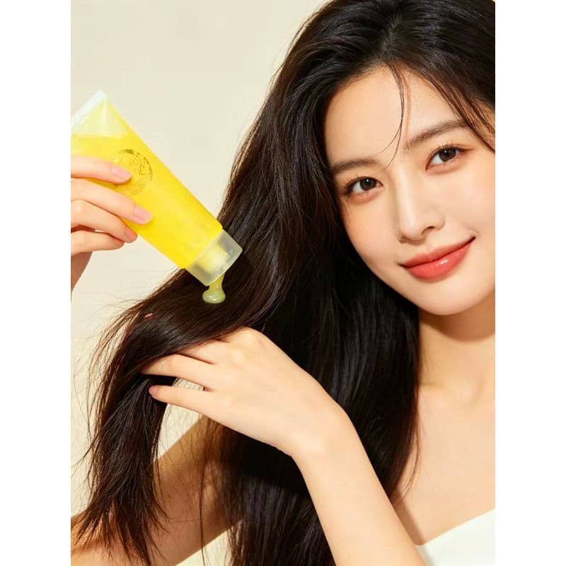 Gel modelador forte de azeite de cor japonesa, refrescante, não gorduroso, não clareador, fácil pentear