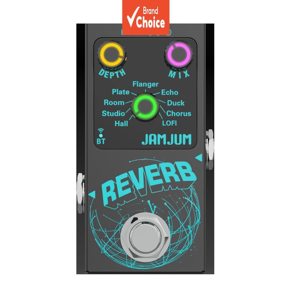 Pedal De Efeito De Guitarra Compacto Com 9 Efeitos De Reverberação Acompanhamento Bluetooth E True Bypass Para Jogadores