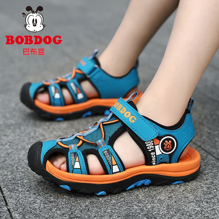 Babudou sapatos infantis meninos sandálias verão 2025 novo estilo antiderrapante médio grande crianças esportes sapatos
