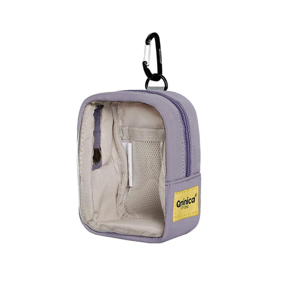 Qminica transparente Multi-Purpose saco de armazenamento 11cm algodão boneca mini lanche medição dor saco passeio na mod