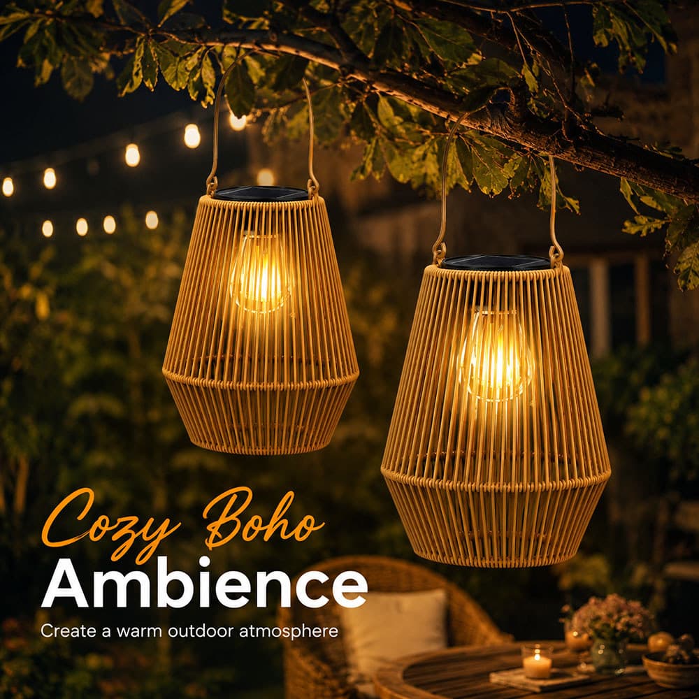 Lanterna Solar Ao Ar Livre Lanternas Solares À Prova Dwaterproof Água Para Fora Pendurado Tecido Boho Lâmpada Luzes Deco