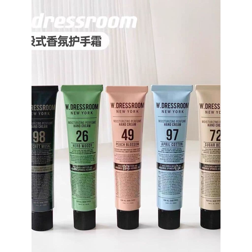 G Ótimo uso!W.DRESSROOM Fragrância Coreana Creme para as Mãos Refrescante Hidratante Hidratante Fragrância Leve Presente