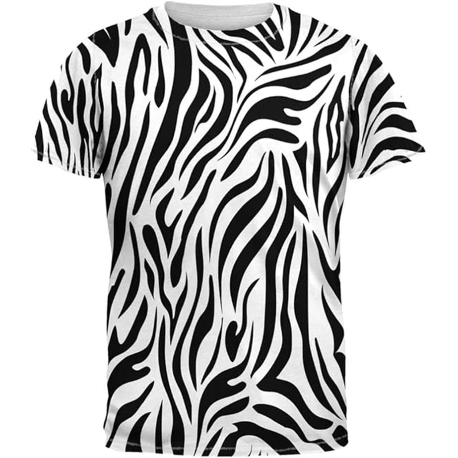Zebrapadrão 3D Impresso Esporte Secagem Rápida Respirável menTshirt Verão streetwear Moda casual Ajuste suita fitness Ma