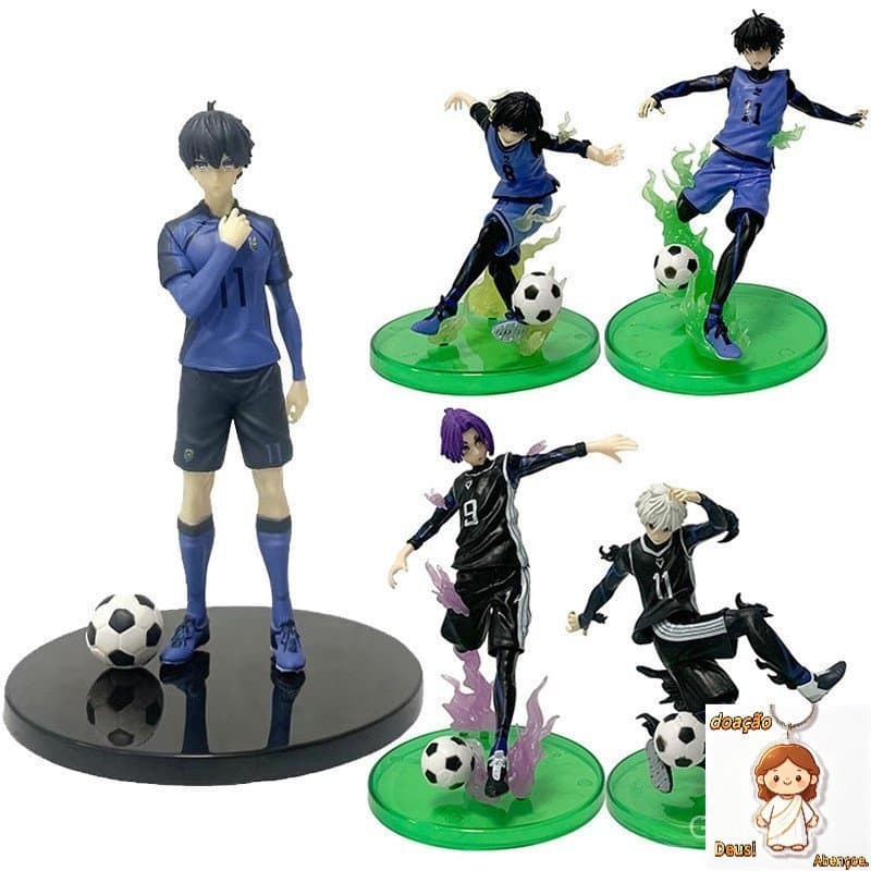 Figura De Ação BLUE LOCK Isagi Yoichi Nagi Seishiro 17 Cm Ornamento De Modelo De Menino De Futebol