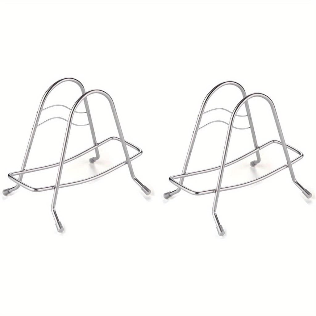 2 Pacotes De Rack De Tábua De Corte De Bambu Tábuas Madeira Organizador Suporte De Tampa De Panelas Para Cortar De Plást