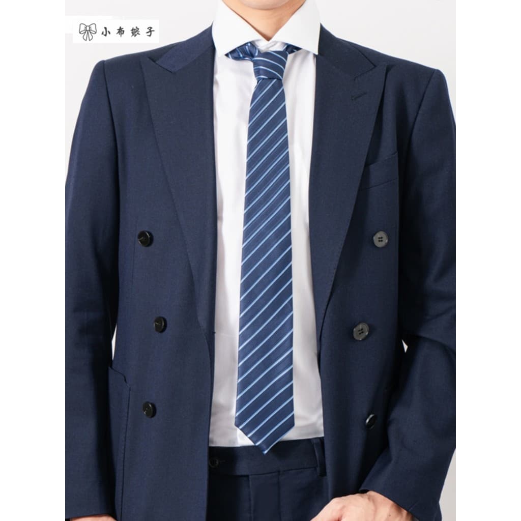 Gravata masculina listrada roupa Formal profissional gravata terno camisa gravata borboleta gola flor trabalho mão
