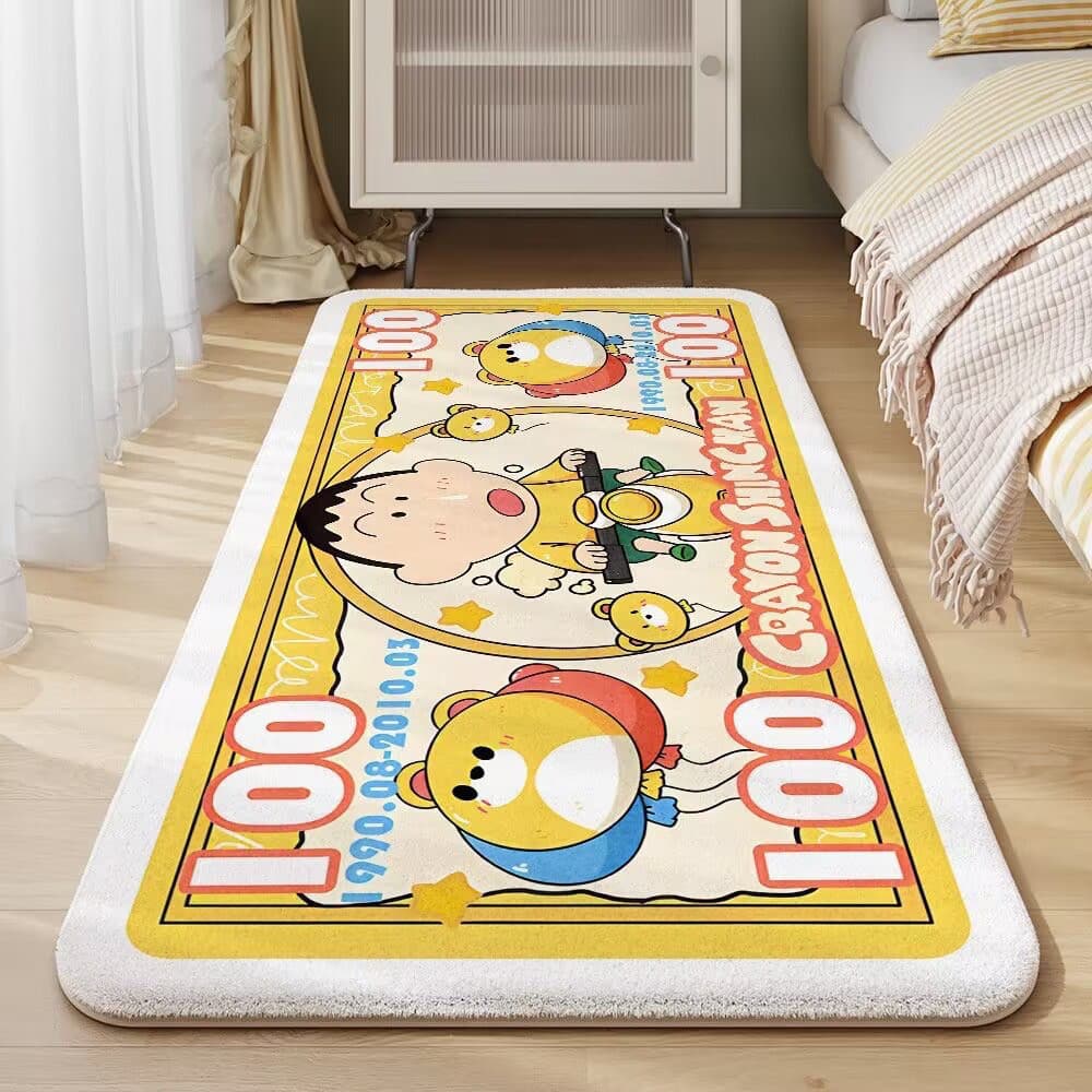 Crianças cobertor de cabeceira imitação Cashmere grosso pelúcia bonito dos desenhos animados Crayon Shin-Chan menina cor
