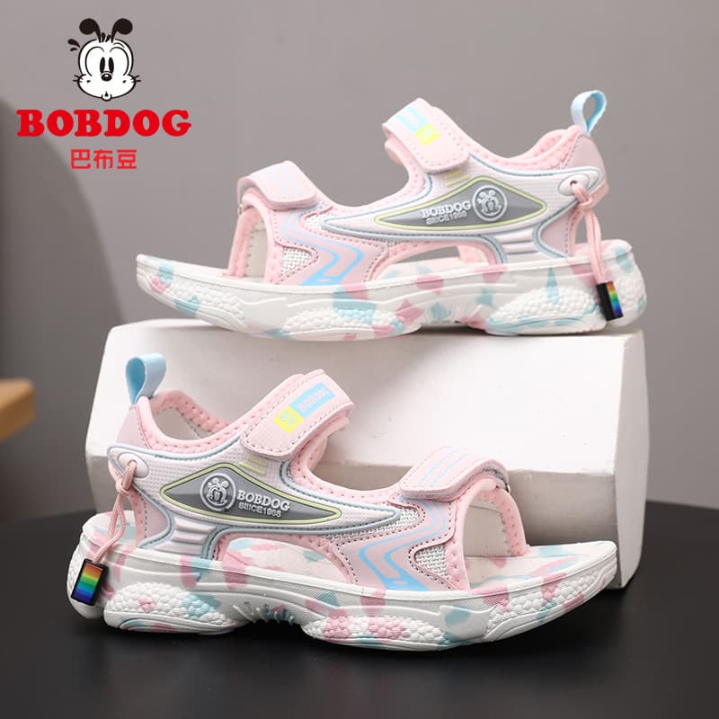 Bobo meninas sandálias crianças sapatos verão 2026 novo estilo dedo do pé aberto praia meninas sandálias esportes sapato